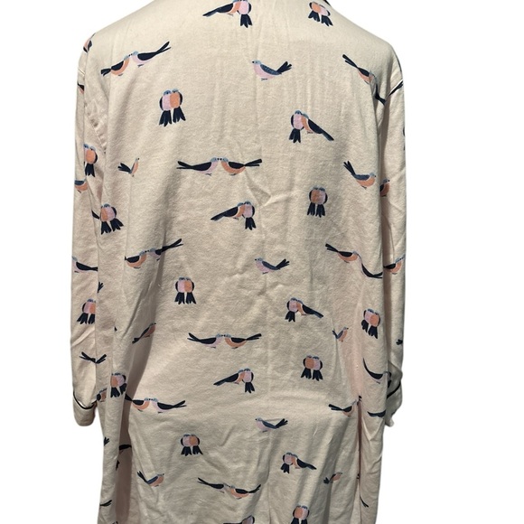 kate spade new york Print Sateen Woven Sleep Shirt - Picture 4 of 6